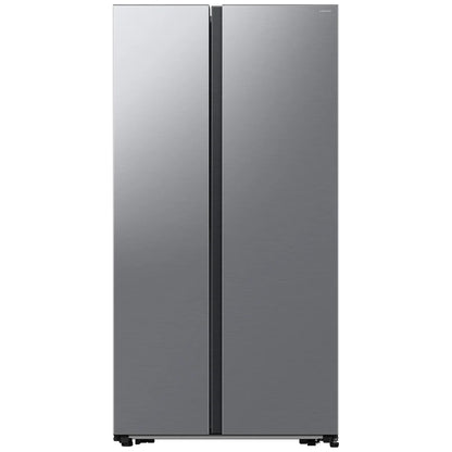 Samsung Bespoke RS20DG4000M9AA Side by Side Counter Depth Refrigerator, 36 inch Width, ENERGY STAR Certified, Counter Depth, 20.5 cu. ft. Capacity, Silver colour