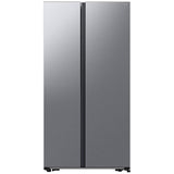 Samsung Bespoke RS20DG4000M9AA Side by Side Counter Depth Refrigerator, 36 inch Width, Counter Depth, ENERGY STAR Certified, 20.5 cu. ft. Capacity, Silver colour