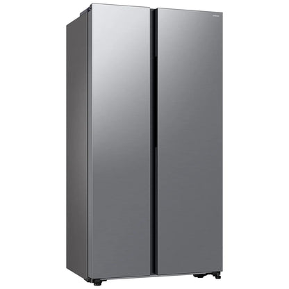 Samsung Bespoke RS20DG4000M9AA Side by Side Counter Depth Refrigerator, 36 inch Width, ENERGY STAR Certified, Counter Depth, 20.5 cu. ft. Capacity, Silver colour
