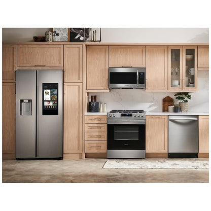 Samsung RS22T5561SR - RS22T5561SR/AC Side by Side Counter Depth Refrigerator, 36 inch Width, ENERGY STAR Certified, Counter Depth, Ice Dispenser (Freezer Located), Water Dispenser (Exterior), 21.5 cu. ft. Capacity,