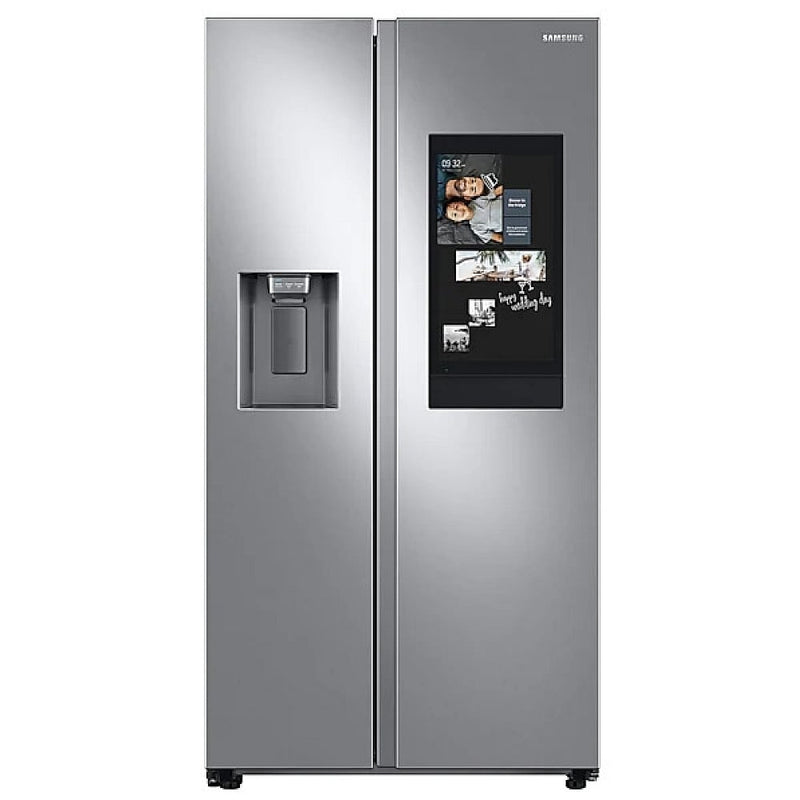 Samsung RS22T5561SR - RS22T5561SR/AC Side by Side Counter Depth Refrigerator, 36 inch Width, Counter Depth, Ice Dispenser (Freezer Located), Water Dispenser (Exterior), ENERGY STAR Certified, 21.5 cu. ft. Capacity, Stainless Steel colour