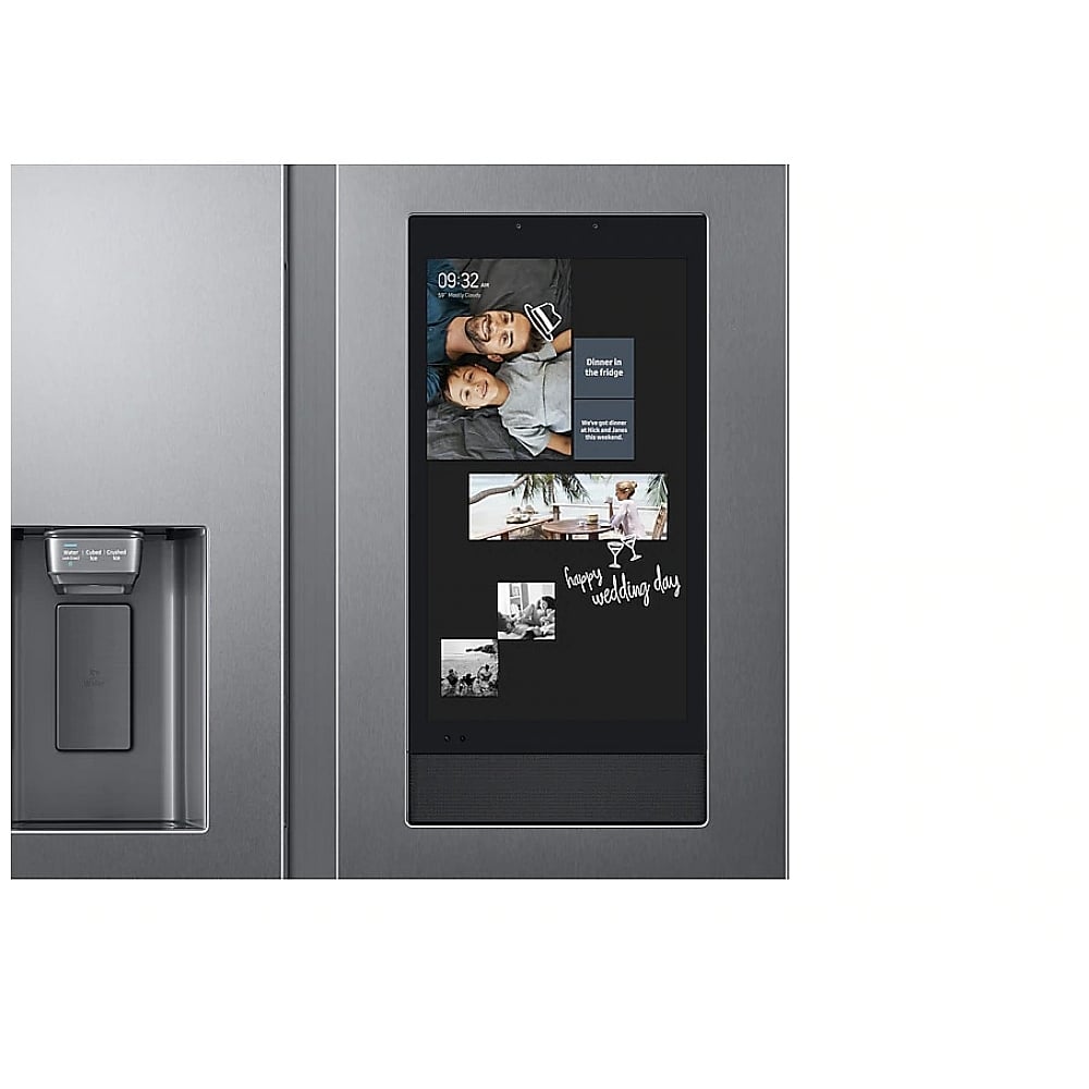 Samsung RS22T5561SR - RS22T5561SR/AC Side by Side Counter Depth Refrigerator, 36 inch Width, ENERGY STAR Certified, Counter Depth, Ice Dispenser (Freezer Located), Water Dispenser (Exterior), 21.5 cu. ft. Capacity,