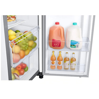 Samsung RS22T5561SR - RS22T5561SR/AC Side by Side Counter Depth Refrigerator, 36 inch Width, ENERGY STAR Certified, Counter Depth, Ice Dispenser (Freezer Located), Water Dispenser (Exterior), 21.5 cu. ft. Capacity,