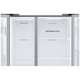 Samsung RS22T5561SR - RS22T5561SR/AC Side by Side Counter Depth Refrigerator, 36 inch Width, Counter Depth, Ice Dispenser (Freezer Located), Water Dispenser (Exterior), ENERGY STAR Certified, 21.5 cu. ft. Capacity, Stainless Steel colour