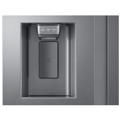 Samsung RS22T5561SR - RS22T5561SR/AC Side by Side Counter Depth Refrigerator, 36 inch Width, ENERGY STAR Certified, Counter Depth, Ice Dispenser (Freezer Located), Water Dispenser (Exterior), 21.5 cu. ft. Capacity,