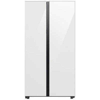 Samsung Bespoke RS23CB760012AA Side by Side Refrigerator, 36 inch Width, ENERGY STAR Certified, Counter Depth, Ice Dispenser (Freezer Located), Water Dispenser (Interior), 22.6 cu. ft. Capacity