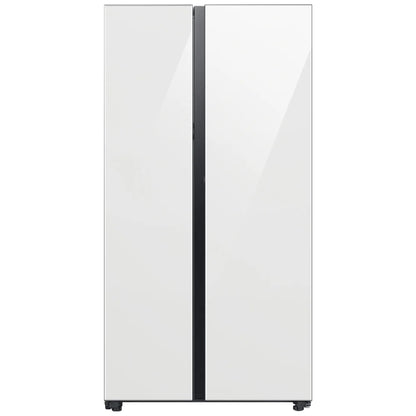 Samsung Bespoke RS23CB760012AA Side by Side Refrigerator, 36 inch Width, ENERGY STAR Certified, Counter Depth, Ice Dispenser (Freezer Located), Water Dispenser (Interior), 22.6 cu. ft. Capacity
