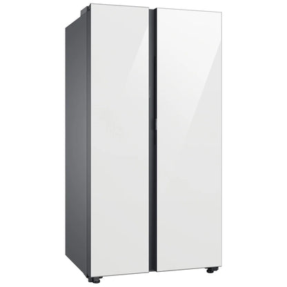 Samsung Bespoke RS23CB760012AA Side by Side Refrigerator, 36 inch Width, ENERGY STAR Certified, Counter Depth, Ice Dispenser (Freezer Located), Water Dispenser (Interior), 22.6 cu. ft. Capacity