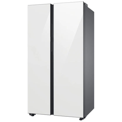 Samsung Bespoke RS23CB760012AA Side by Side Refrigerator, 36 inch Width, ENERGY STAR Certified, Counter Depth, Ice Dispenser (Freezer Located), Water Dispenser (Interior), 22.6 cu. ft. Capacity