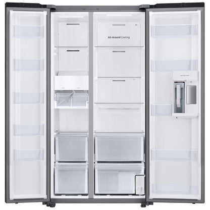 Samsung Bespoke RS23CB760012AA Side by Side Refrigerator, 36 inch Width, ENERGY STAR Certified, Counter Depth, Ice Dispenser (Freezer Located), Water Dispenser (Interior), 22.6 cu. ft. Capacity