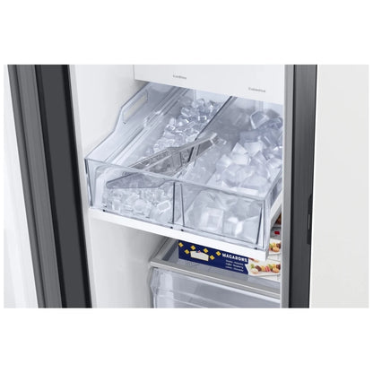 Samsung Bespoke RS23CB760012AA Side by Side Refrigerator, 36 inch Width, ENERGY STAR Certified, Counter Depth, Ice Dispenser (Freezer Located), Water Dispenser (Interior), 22.6 cu. ft. Capacity