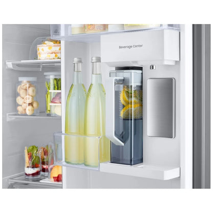 Samsung Bespoke RS23CB760012AA Side by Side Refrigerator, 36 inch Width, ENERGY STAR Certified, Counter Depth, Ice Dispenser (Freezer Located), Water Dispenser (Interior), 22.6 cu. ft. Capacity