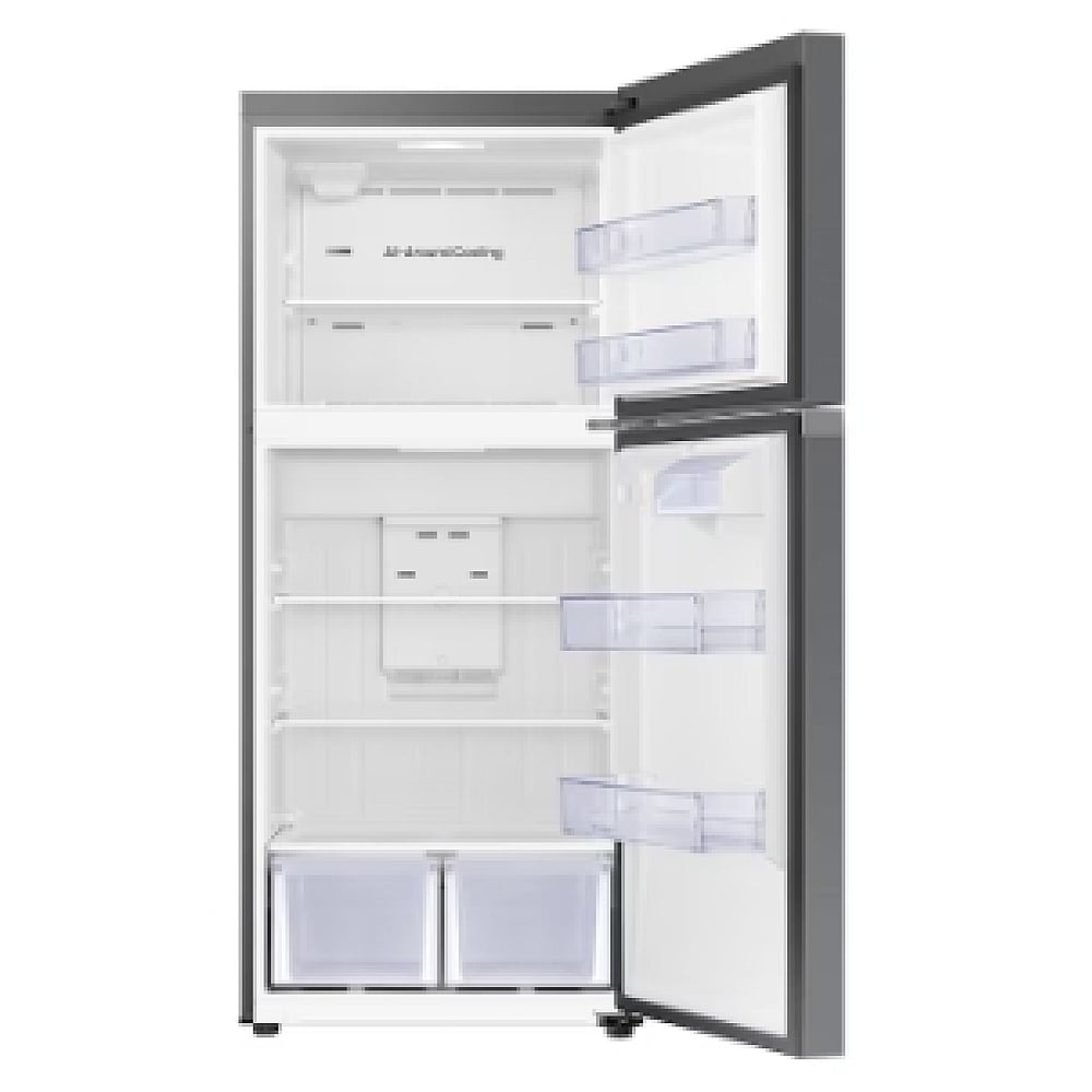 Samsung RT18DG6500SRAC Top Freezer Refrigerator, 30 inch Width, ENERGY STAR Certified, 17.5 cu. ft. Capacity, Optional Ice Maker (Special Order), Stainless Steel colour