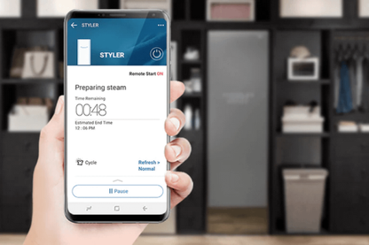 LG Studio Styler - Smart Wi-Fi Enabled Steam Clothing Care System S5MSB