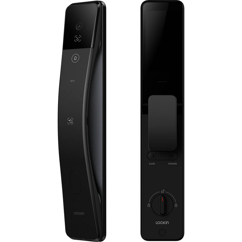 S6 Max - Vein & Face Recognition & Video Doorbell Smart Lock - Black Colour