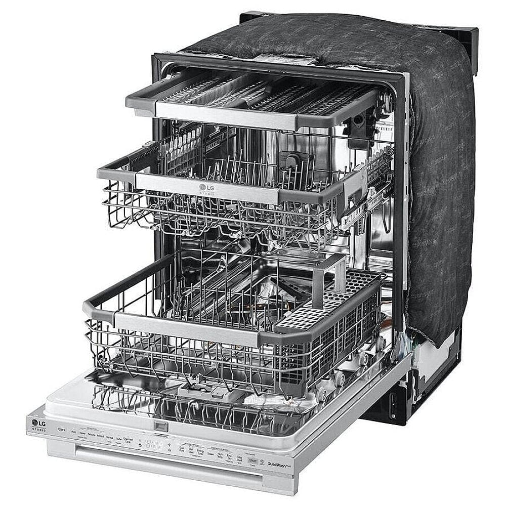 LG Studio Top Control Smart Dishwasher with 1-Hour Wash & Dry, QuadWash Pro™, TrueSteam® and Dynamic Heat Dry™ SDWB24S3