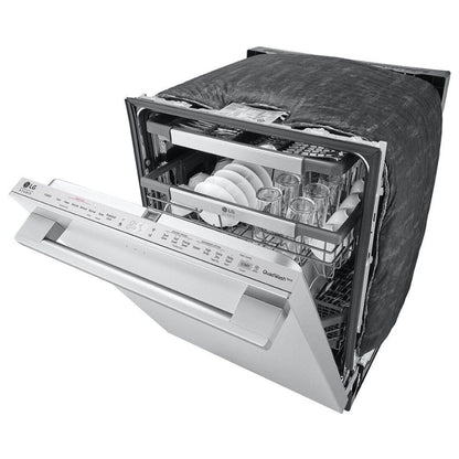 LG Studio Top Control Smart Dishwasher with 1-Hour Wash & Dry, QuadWash Pro™, TrueSteam® and Dynamic Heat Dry™ SDWB24S3