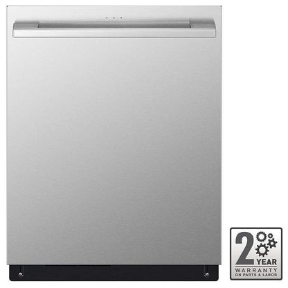 LG Studio Top Control Smart Dishwasher with 1-Hour Wash & Dry, QuadWash Pro™, TrueSteam® and Dynamic Heat Dry™ SDWB24S3
