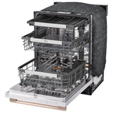 LG Studio SDWB24W3 Dishwasher, 24 inch Exterior Width, 40 dB Decibel Level, Fully Integrated, Stainless Interior, 10 Wash Cycles, 15 Capacity (Place Settings), 3 Loading Racks, Wifi Enabled, Essence White colour