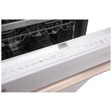 LG Studio SDWB24W3 Dishwasher, 24 inch Exterior Width, 40 dB Decibel Level, Fully Integrated, Stainless Interior, 10 Wash Cycles, 15 Capacity (Place Settings), 3 Loading Racks, Wifi Enabled, Essence White colour
