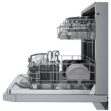 Bosch 300 Series SGE53C55UC Dishwasher, 24 inch Exterior Width, 46 dB Decibel Level, Full Console, Stainless Interior, 5 Wash Cycles, 13 Capacity (Place Settings), 2 Loading Racks, Wifi Enabled, Stainless Steel colour