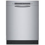Bosch 300 Series SGE53C55UC Dishwasher, 24 inch Exterior Width, 46 dB Decibel Level, Full Console, Stainless Interior, 5 Wash Cycles, 13 Capacity (Place Settings), 2 Loading Racks, Wifi Enabled, Stainless Steel colour