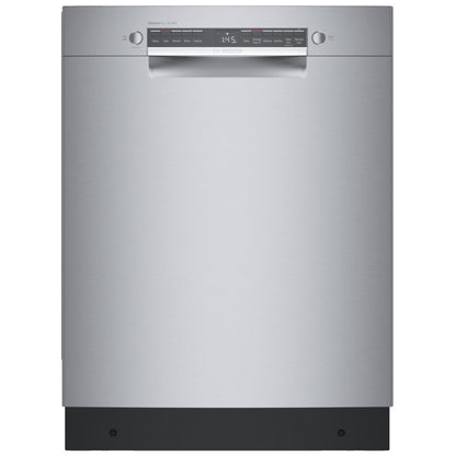Bosch 300 Series Dishwasher, 24" Brushed Steel Anti-Fingerprint SGE53C55UC