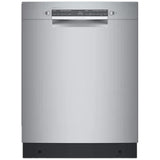Bosch 300 Series SGE53C55UC Dishwasher, 24 inch Exterior Width, 46 dB Decibel Level, Full Console, Stainless Interior, 5 Wash Cycles, 13 Capacity (Place Settings), 2 Loading Racks, Wifi Enabled, Stainless Steel colour