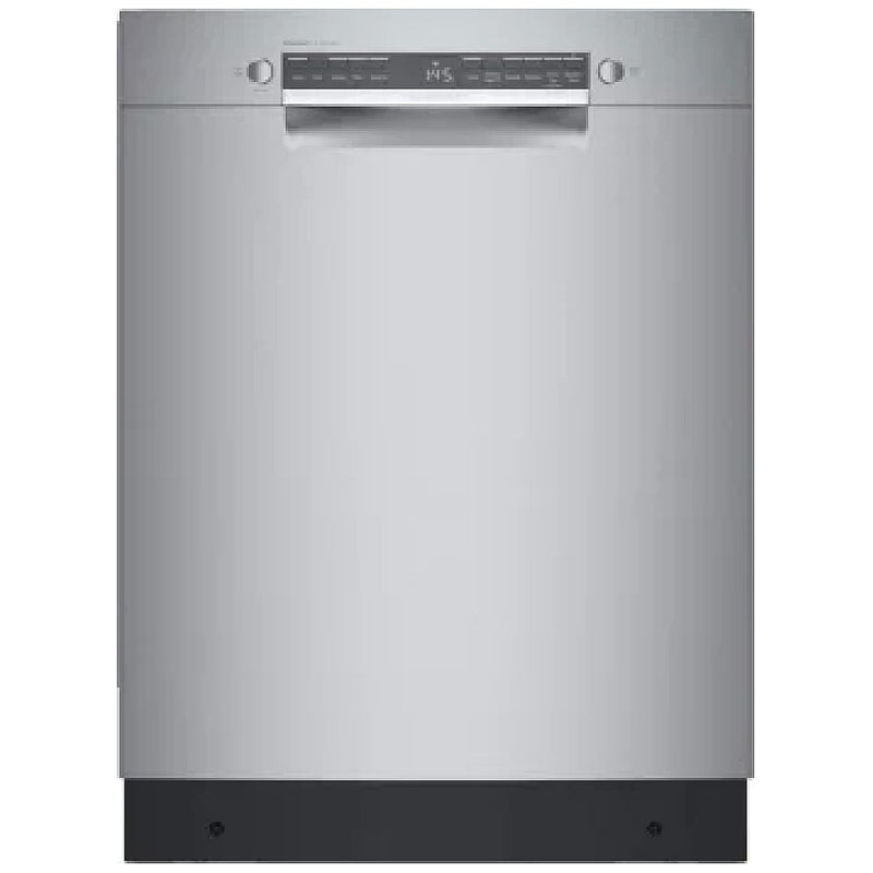 Bosch 300 Series SGE53C55UC Dishwasher, 24 inch Exterior Width, 46 dB Decibel Level, Full Console, Stainless Interior, 5 Wash Cycles, 13 Capacity (Place Settings), 2 Loading Racks, Wifi Enabled, Stainless Steel colour