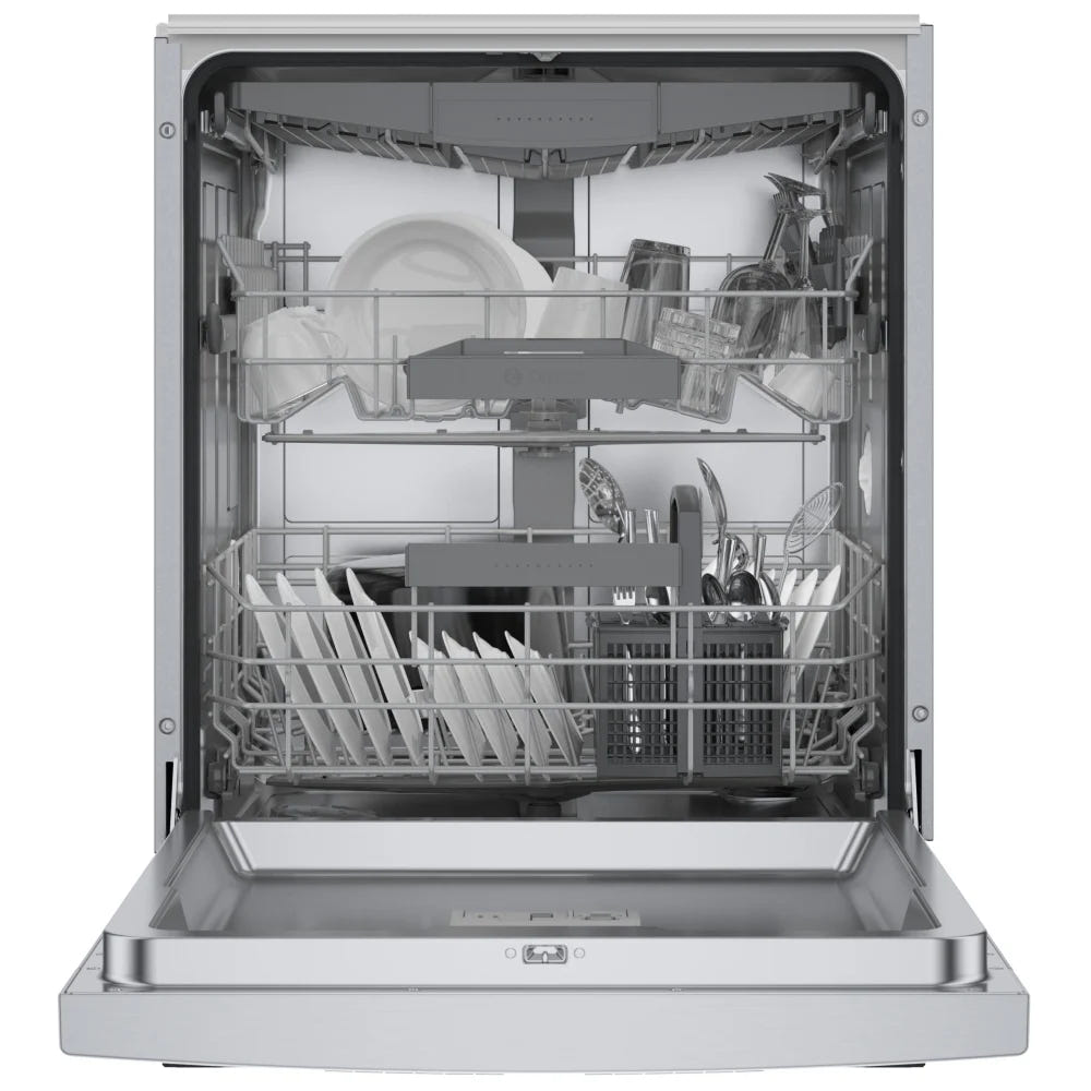 800 Series, Dishwasher, 24'', Brushed steel anti-fingerprint SGE78C55UC