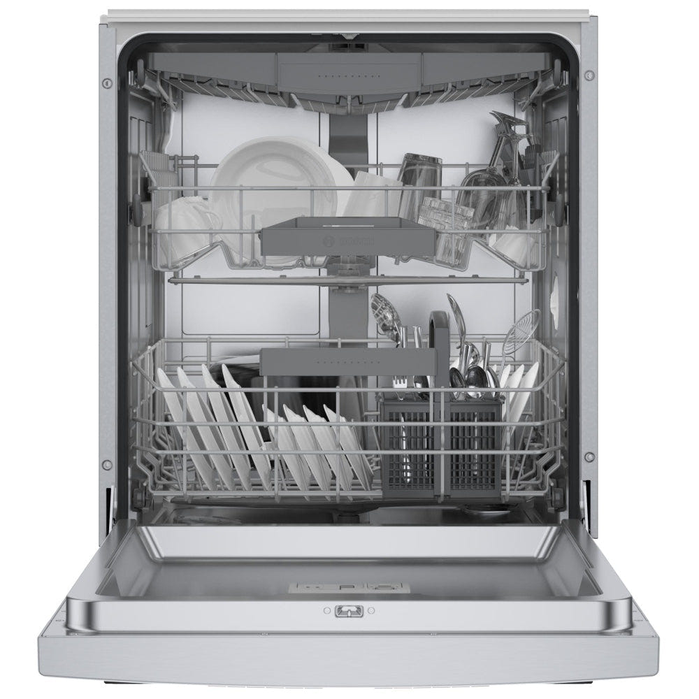 800 Series Dishwasher, 24", Brushed steel anti-fingerprint SGE78C55UC
