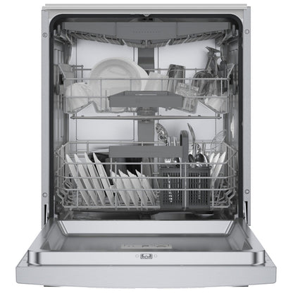 800 Series Dishwasher, 24", Brushed steel anti-fingerprint SGE78C55UC