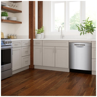 800 Series Dishwasher, 24", Brushed steel anti-fingerprint SGE78C55UC