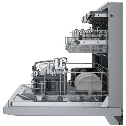 800 Series, Dishwasher, 24'', Brushed steel anti-fingerprint SGE78C55UC
