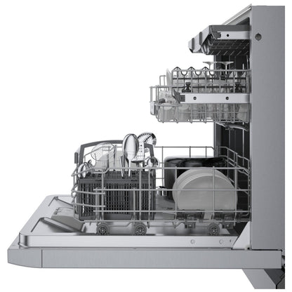 800 Series Dishwasher, 24", Brushed steel anti-fingerprint SGE78C55UC