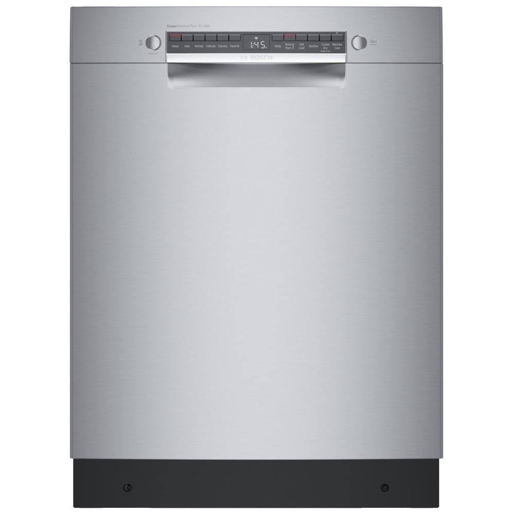 800 Series Dishwasher, 24", Brushed steel anti-fingerprint SGE78C55UC