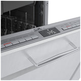 Bosch 800 Series SGV78C53UC Dishwasher, 24 inch Exterior Width, 42 dB Decibel Level, Fully Integrated, Stainless Interior, Custom Panel Ready, 5 Wash Cycles, 15 Capacity (Place Settings), 3 Loading Racks, Wifi Enabled, Panel Ready