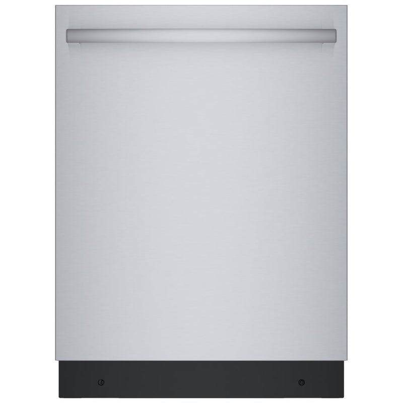 Bosch 800 Series SGX78C55UC Dishwasher, 24 inch Exterior Width, 42 dB Decibel Level, Fully Integrated, Stainless Interior, 5 Wash Cycles, 15 Capacity (Place Settings), 3 Loading Racks, Wifi Enabled, Stainless Steel colour