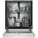 Bosch 100 Series SHE2ADF2N Dishwasher, 24 inch Exterior Width, 52 dB Decibel Level, Full Console, Stainless Interior, 5 Wash Cycles, 12 Capacity (Place Settings), 2 Loading Racks, Wifi Enabled, White colour