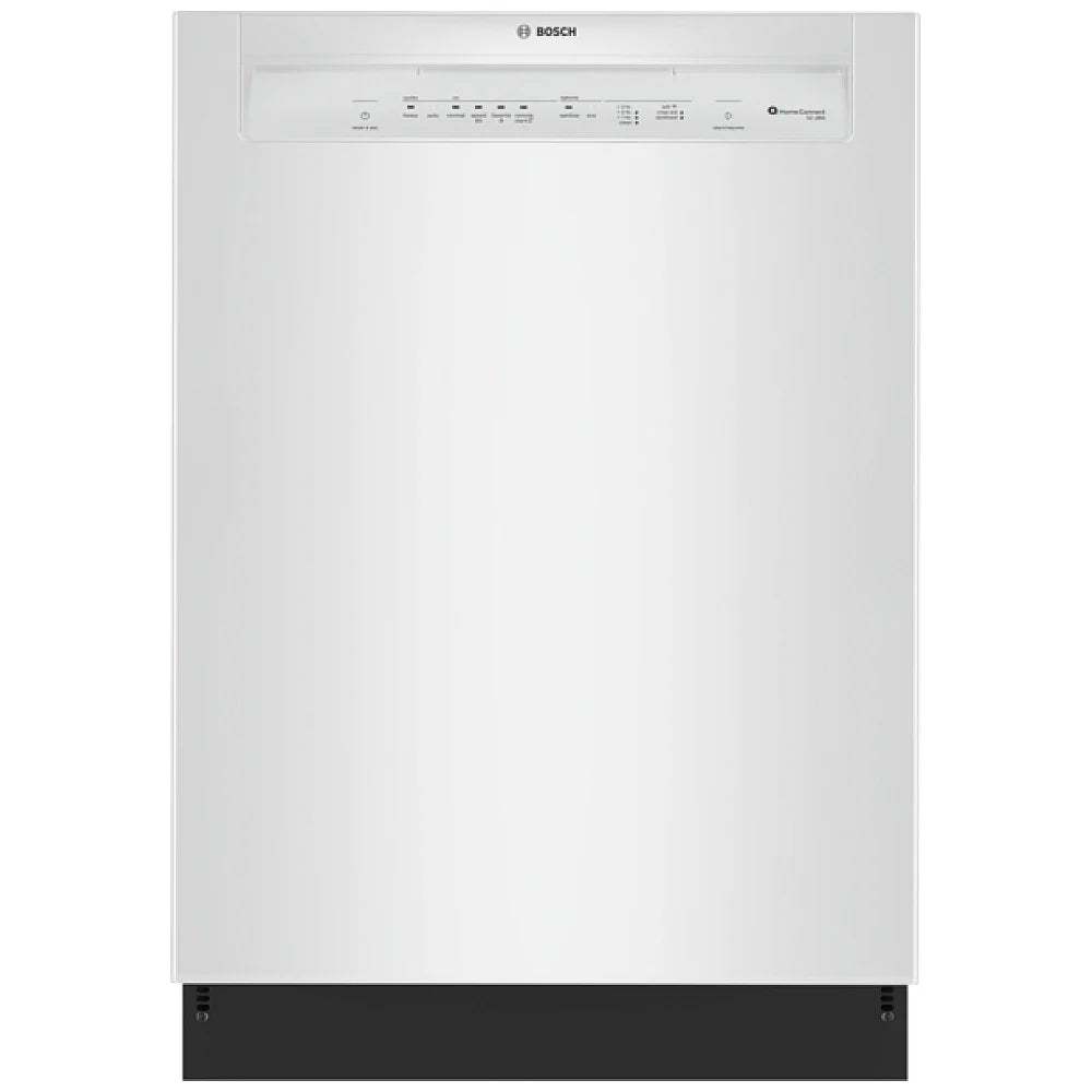 Bosch 100 Series SHE2ADF2N Dishwasher, 24 inch Exterior Width, 52 dB Decibel Level, Full Console, Stainless Interior, 5 Wash Cycles, 12 Capacity (Place Settings), 2 Loading Racks, Wifi Enabled, White colour