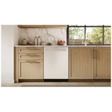 Bosch 100 Series SHE2ADF2N Dishwasher, 24 inch Exterior Width, 52 dB Decibel Level, Full Console, Stainless Interior, 5 Wash Cycles, 12 Capacity (Place Settings), 2 Loading Racks, Wifi Enabled, White colour