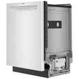 Bosch 100 Series SHE2ADF2N Dishwasher, 24 inch Exterior Width, 52 dB Decibel Level, Full Console, Stainless Interior, 5 Wash Cycles, 12 Capacity (Place Settings), 2 Loading Racks, Wifi Enabled, White colour