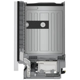 Bosch 100 Series SHE2ADF2N Dishwasher, 24 inch Exterior Width, 52 dB Decibel Level, Full Console, Stainless Interior, 5 Wash Cycles, 12 Capacity (Place Settings), 2 Loading Racks, Wifi Enabled, White colour