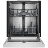Bosch 100 Series SHE2ADF2N Dishwasher, 24 inch Exterior Width, 52 dB Decibel Level, Full Console, Stainless Interior, 5 Wash Cycles, 12 Capacity (Place Settings), 2 Loading Racks, Wifi Enabled, White colour