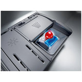 Bosch 100 Series SHE2ADF5N Dishwasher, 24 inch Exterior Width, 52 dB Decibel Level, Full Console, Stainless Interior, 5 Wash Cycles, 12 Capacity (Place Settings), 2 Loading Racks, Wifi Enabled, Stainless Steel colour
