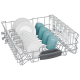 Bosch 100 Series SHE2ADF5N Dishwasher, 24 inch Exterior Width, 52 dB Decibel Level, Full Console, Stainless Interior, 5 Wash Cycles, 12 Capacity (Place Settings), 2 Loading Racks, Wifi Enabled, Stainless Steel colour