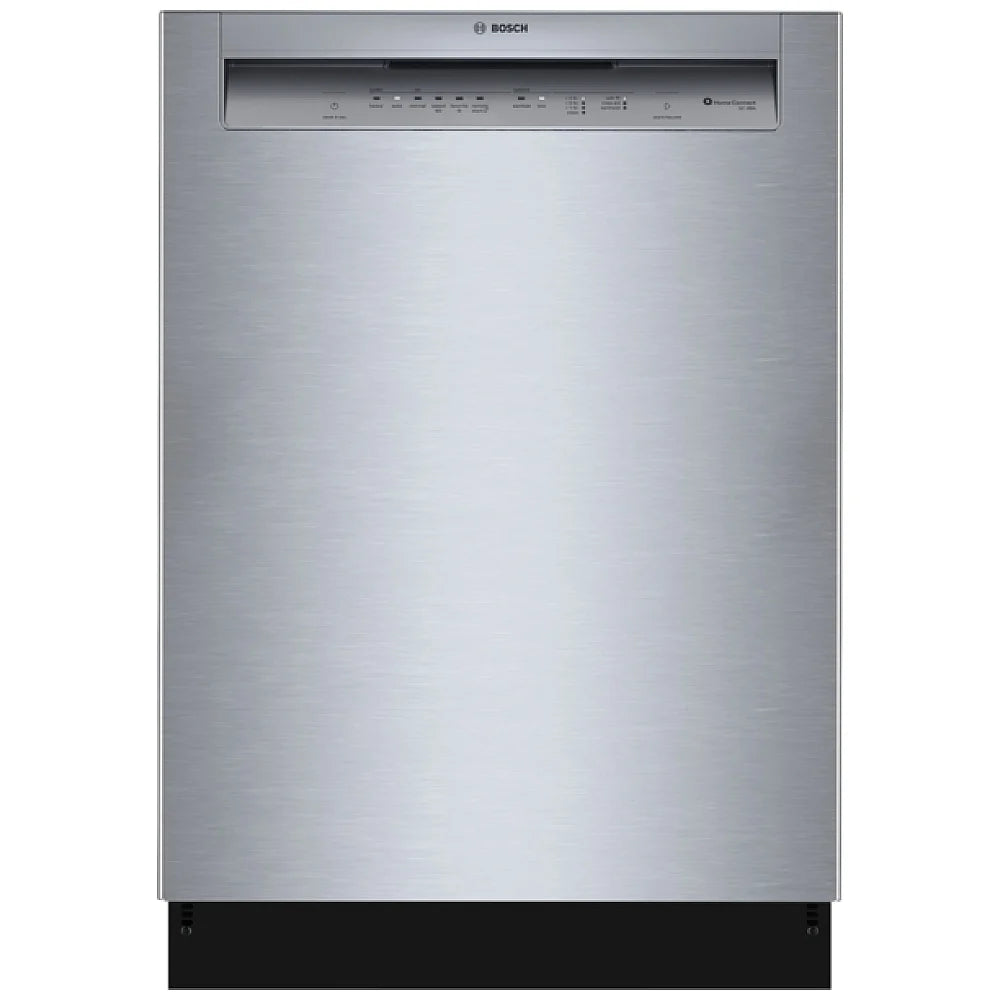 Bosch 100 Series SHE2ADF5N Dishwasher, 24 inch Exterior Width, 52 dB Decibel Level, Full Console, Stainless Interior, 5 Wash Cycles, 12 Capacity (Place Settings), 2 Loading Racks, Wifi Enabled, Stainless Steel colour