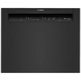 Bosch 100 Series SHE2ADF6N Dishwasher, 24 inch Exterior Width, 52 dB Decibel Level, Full Console, Stainless Interior, 5 Wash Cycles, 12 Capacity (Place Settings), 2 Loading Racks, Wifi Enabled, Black colour