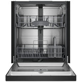 Bosch 100 Series SHE2ADF6N Dishwasher, 24 inch Exterior Width, 52 dB Decibel Level, Full Console, Stainless Interior, 5 Wash Cycles, 12 Capacity (Place Settings), 2 Loading Racks, Wifi Enabled, Black colour