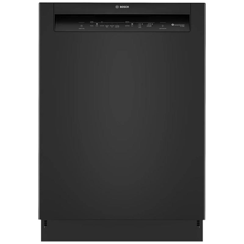 Bosch 100 Series SHE2ADF6N Dishwasher, 24 inch Exterior Width, 52 dB Decibel Level, Full Console, Stainless Interior, 5 Wash Cycles, 12 Capacity (Place Settings), 2 Loading Racks, Wifi Enabled, Black colour